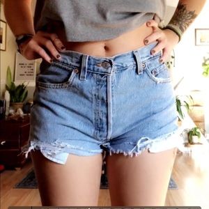 Vintage Levi with button fly.